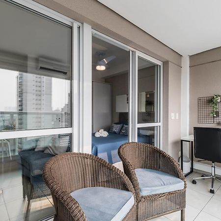 Estilo, Conforto E Vista Panoramica Ideal Para Trabalho Ou Lazer Sao Paulo Bagian luar foto