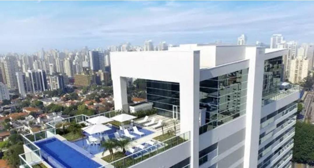 Estilo, Conforto E Vista Panoramica Ideal Para Trabalho Ou Lazer Sao Paulo Bagian luar foto