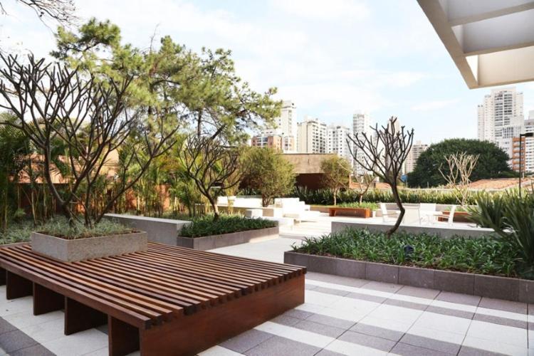 Estilo, Conforto E Vista Panoramica Ideal Para Trabalho Ou Lazer Sao Paulo Bagian luar foto