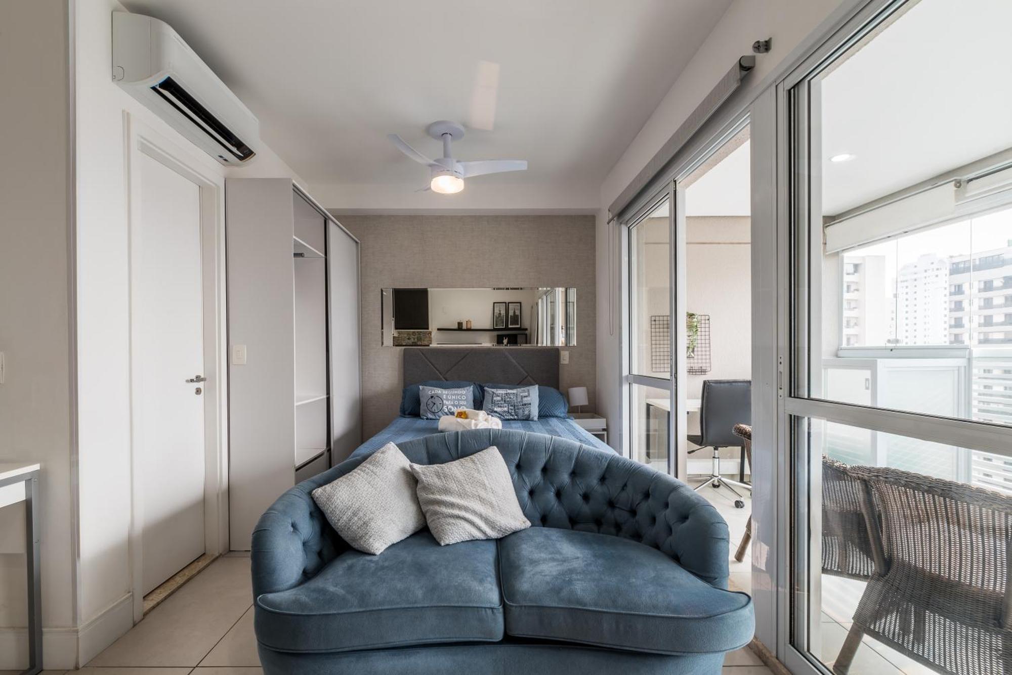 Estilo, Conforto E Vista Panoramica Ideal Para Trabalho Ou Lazer Sao Paulo Bagian luar foto