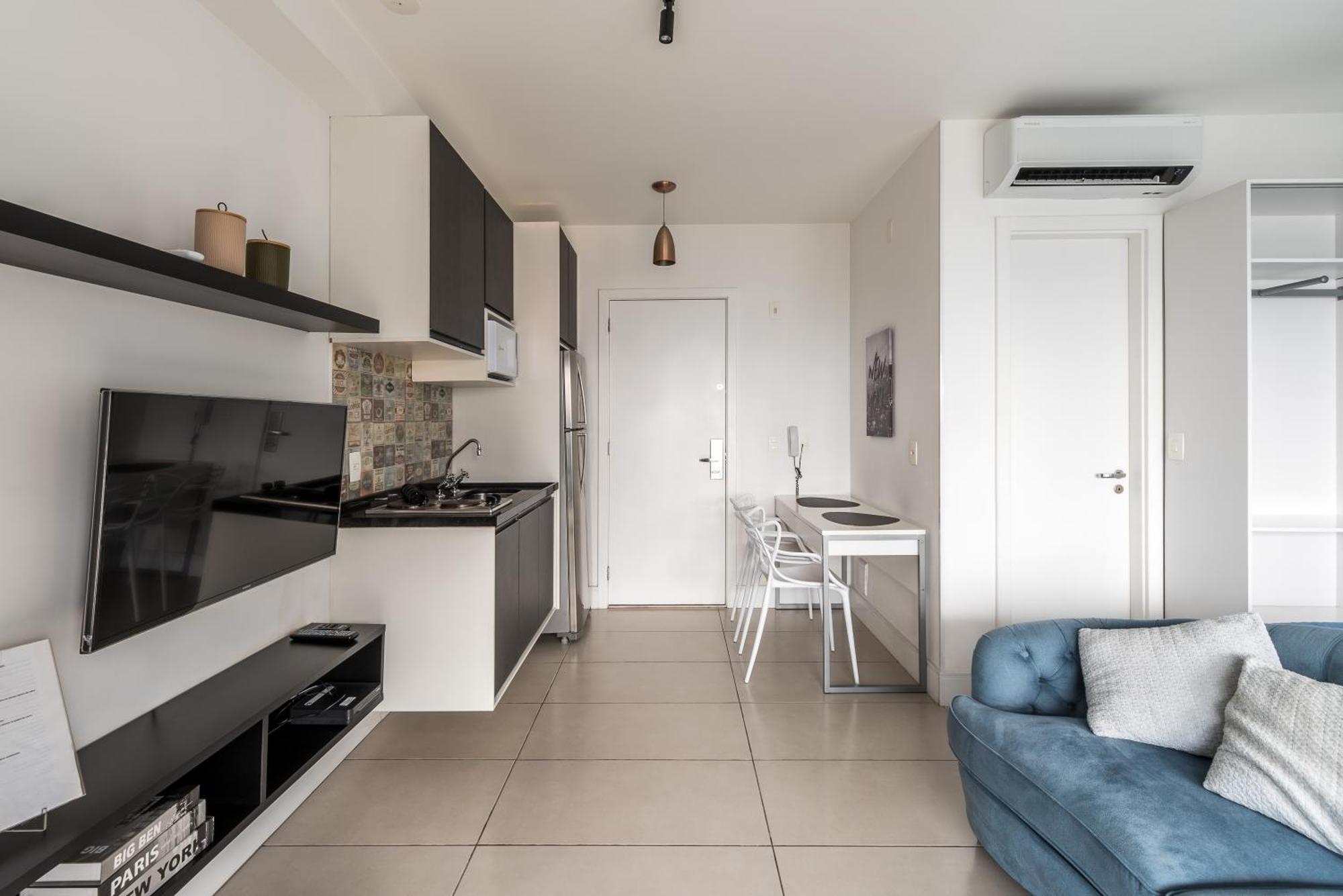 Estilo, Conforto E Vista Panoramica Ideal Para Trabalho Ou Lazer Sao Paulo Bagian luar foto