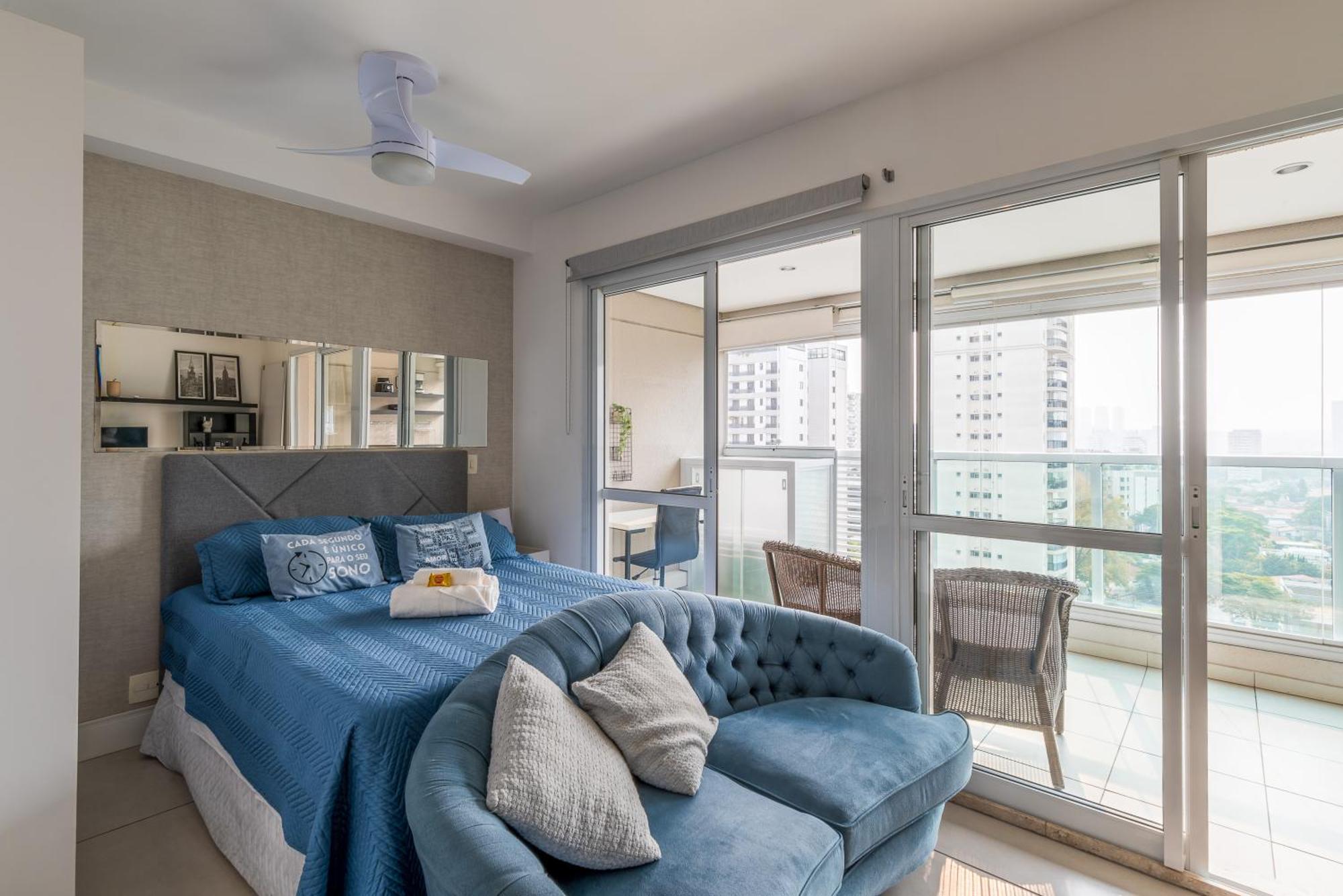 Estilo, Conforto E Vista Panoramica Ideal Para Trabalho Ou Lazer Sao Paulo Bagian luar foto