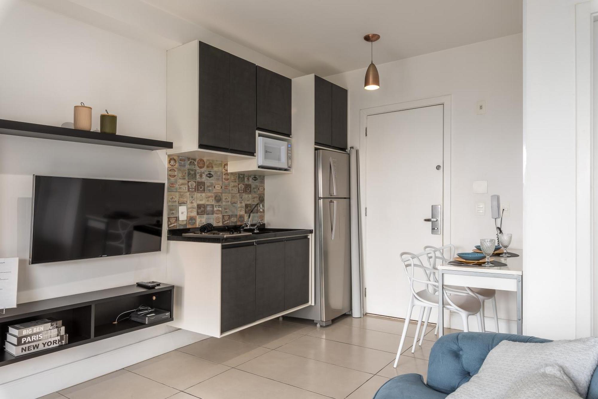 Estilo, Conforto E Vista Panoramica Ideal Para Trabalho Ou Lazer Sao Paulo Bagian luar foto